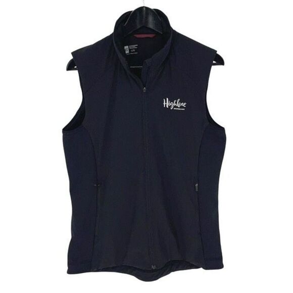 MEC Mountain Equipment Co-Op Womens Highline Windstopper Vest Black Size Large
